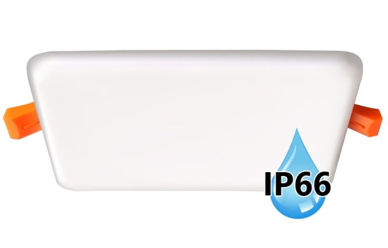 LED panely čtvercové - Voděodolný LED panel Brix 22W hranatý 185x185mm - foto 1