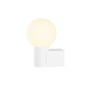 Dekorativní - LA 1008105 VARYT nástěnné světlo pro povrchovou montáž, kulaté, 1x max. 6W, E14, bílé - BIG WHITE (SLV) - foto 13