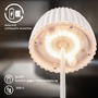 Stolní lampy dekorační - BRILO 7552016 Nabíjecí stolní lampa Riffle Mini - 20 cm, 1,5W, 150lm, bezdrátová, LED, stmívatelné, dotykový vypínač, bílé - BRILO - foto 13