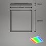 Hranatá - BRILO 7491016 B smart RGB/W-svítidlo LED panel, 42 cm, 22 W, 2700 lm, bílé (starý kód: BRILO 7491-016) - BRILO - foto 13