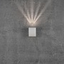 Nástěnná - NOR 49711001 Venkovní nástěnné svítidlo Canto Kubi 2 2x6W LED bílá čirá - NORDLUX - foto 13