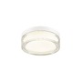Kruhová - LA 1010210 CYFT XL Přisazené nástěnné a stropní svítidlo, 2700/3000/4000 K, 15 W, PHASE, 125°, IP65 černá / čirá - BIG WHITE (SLV) - foto 13