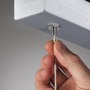 Podélná - P 76988 LED závěsné svítidlo s bezdotykovým ovládáním Aptare 2700K / 16,5W / 16,5W hliník kartáčovaný stmívatelné - PAULMANN - foto 13