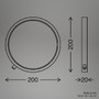 Stolní lampy dekorační - BRILO 7666015 Ring stolní lampička - 3W, LED, stmívatelné, dálkový ovladač, RGBIC, černá - BRILO - foto 13