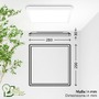 Hranatá - BRILO 3885016 Tava A svítidlo LED panel 29,3x29,3 cm - 11W, 2400lm, energetická třída A, stmívatelné, CCT, bílé - BRILO - foto 13