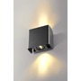 Nástěnná - LA 1002900 VÝPRODEJ VZORKU Nástěnné svítidlo MANA antracit LED 12W 325lm 3000K - BIG WHITE (SLV) - foto 13