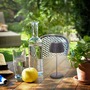Stolní lampy dekorační - BRILO 7552015 Nabíjecí stolní lampa Riffle Mini - 20 cm, 1,5W, 150lm, bezdrátová, LED, stmívatelné, dotykový vypínač, antracit - BRILO - foto 13