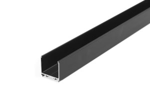 Systém Vario30 - LED profil VARIO30-08 s prostorem pro zdroj, černý elox, TY
