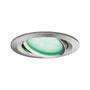 Hranatá - P 5181 Startovací sada Smart Home smik Gateway nástěnný ovladač + LED vestavné svítidlo Nova Plus Coin základní sada výklopné RGBW - PAULMANN - foto 14