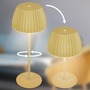 Stolní lampy dekorační - BRILO 7553019 Nabíjecí stolní lampa Riffle - 36,5 cm, 2W, 200lm, IP44, bezdrátová, LED, stmívatelná, dotykový vypínač, zelená - BRILO - foto 14