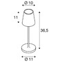 Stolní lampy pracovní - LA 1007694 VINOLINA TWO stolní svítidlo, aku, IP65, 2200/2700/3000 K, TOUCH, červená - BIG WHITE (SLV) - foto 14