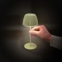 Stolní lampy dekorační - BRILO 7552019 Nabíjecí stolní lampa Riffle Mini - 20 cm, 1,5W, 150lm, bezdrátová, LED, stmívatelné, dotykový vypínač, zelená - BRILO - foto 14