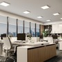 Hranatá - IMPR 348261 Deko-Light stropní přisazené svítidlo - Pro Office Sano 625, 35W, DALI, 3000/4000K, bílá - foto 14