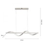 Podélná - PN 2385-55 Paul Neuhaus LED závěsné svítidlo Q-SWING stříbrná Smart Home stmívatelné FB ZigBee 2700-5000K - PAUL NEUHAUS - foto 14