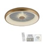 Kruhová - LD 14386-60 VERTIGO LED stropní svítidlo matná mosaz 61x61 kruhové křišťálový efekt stmívatelné CCT 2700-5000K - LEUCHTEN DIREKT / JUST LIGHT - foto 14