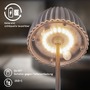 Stolní lampy dekorační - BRILO 7552015 Nabíjecí stolní lampa Riffle Mini - 20 cm, 1,5W, 150lm, bezdrátová, LED, stmívatelné, dotykový vypínač, antracit - BRILO - foto 14