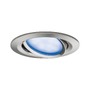 Hranatá - P 5181 Startovací sada Smart Home smik Gateway nástěnný ovladač + LED vestavné svítidlo Nova Plus Coin základní sada výklopné RGBW - PAULMANN - foto 15