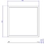 LED panely - IMPR 100160 Deko-Light LED panel - Standard 600x600 mm, RGB/2700-6500 K, 94 W, bílá - foto 15