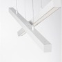 Podélná - NV 9060910 Závěsné svítidlo X-LINE bílý hliník a akryl LED 40W 230V IP20 3000K stmívatelné - NOVA LUCE - foto 15