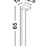 Sloupková - NV 9492770 Venkovní sloupkové svítidlo POET antracitový hliník a čiré sklo LED 8W 3000K 220-240V 94st. IP65 - NOVA LUCE - foto 15