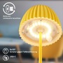 Stolní lampy dekorační - BRILO 7552017 Nabíjecí stolní lampa Riffle Mini - 20 cm, 1,5W, 150lm, bezdrátová, LED, stmívatelné, dotykový vypínač, žlutá - BRILO - foto 15