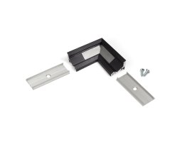 Úchyty, spojky, závěsný materiál - Rohová spojka profilu CORNER10 černý elox, 83110021