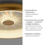 Kruhová - LD 14386-60 VERTIGO LED stropní svítidlo matná mosaz 61x61 kruhové křišťálový efekt stmívatelné CCT 2700-5000K - LEUCHTEN DIREKT / JUST LIGHT - foto 16