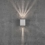 Nástěnná - NOR 49711001 Venkovní nástěnné svítidlo Canto Kubi 2 2x6W LED bílá čirá - NORDLUX - foto 16