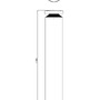 Sloupková - IMPR 730494 Deko-Light stojací svítidlo, Faro 100, 24 W, DALI, 3000 K, 220-240V 1124 lm šedá IP65 - foto 16
