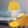 Stolní lampy dekorační - BRILO 7552017 Nabíjecí stolní lampa Riffle Mini - 20 cm, 1,5W, 150lm, bezdrátová, LED, stmívatelné, dotykový vypínač, žlutá - BRILO - foto 16