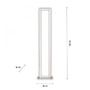 Stojací lampy - LD 14640-55 FELIX60 LED stojací svítidlo stříbrná barva, nožní vypínač, stmívatelné Sidelight RGB Rainbow 2700-5000K - LEUCHTEN DIREKT / JUST LIGHT - foto 16