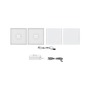 Zapuštěná - P 78401 LumiTiles LED dlaždice čtvercová 2ks sada IP44 100x10mm 230/12V 2x0,8W 2700K bílá umělá hmota/hliník - PAULMANN - foto 16