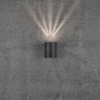 Nástěnná - NOR 49701003 Venkovní nástěnné svítidlo Canto 2 2x6W LED černá čirá - NORDLUX - foto 16