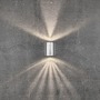 Nástěnná - NOR 49701031 Venkovní nástěnné svítidlo Canto 2 2x5W LED galvanizovaná ocel čirá - NORDLUX - foto 16