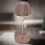 Stolní lampy dekorační - BRILO 7552010 Nabíjecí stolní lampa Riffle Mini - 20 cm, 1,5W, 150lm, LED, stmívatelné, dotykový vypínač, hnědé - BRILO - foto 16