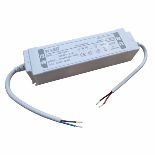 Napájecí zdroje 24V - 100W LED napájeci zdroj, 24V, voděodolný, 4,2A, IP67, MLED-24V100W-IP67 - foto 1