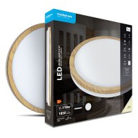 Kruhová - Modee Lighting LED stropní svítidlo, dřevo, 4000K, 1850lm, 18W, IP20