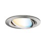 Hranatá - P 5180 Startovací sada Smart Home smik Gateway nástěnný ovladač + LED vestavné svítidlo Nova Plus Coin základní sada výklopné měnitelná bílá - PAULMANN - foto 17