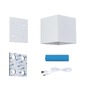 Nepřímé osvětlení - P 71283 LED nabíjecí nástěnné svítidlo Nyara IP44 3000K 100x100mm 2x1W bílá - PAULMANN - foto 17