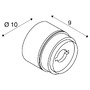 Nástěnná - LA 1006319 MANA BASE WL PHASE nástěnné přisazené svítidlo antracit kulaté 15 W 800/820 lm 2700/3000 K CRI90 stmívatelné - BIG WHITE (SLV) - foto 17