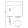SmartHome Paul Neuhaus - PH 17420/30/P7 Hue LED White and Color Ambiance Venkovní sloupkové svítidlo Philips Calla 17420/30/P7 černé, 25 cm, 24V DC - PHILIPS HUE (915005630301) - foto 17