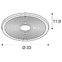 Technická - LA 1007679 HIGHBAY V 330 100/120/170/200W 840 90° - BIG WHITE (SLV) - foto 17