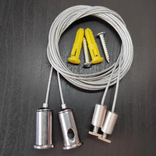 Úchyty, spojky, závěsný materiál - Závěs pro montáž LED profilu SUSPENDED 1, LP411-CLIP - foto 1