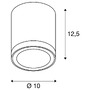 Přisazená - LA 1003427 ENOLA ROUND M Outdoor, stropní LED svítidlo, antracitové - BIG WHITE (SLV) - foto 18