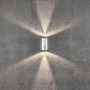 Nástěnná - NOR 49701031 Venkovní nástěnné svítidlo Canto 2 2x5W LED galvanizovaná ocel čirá - NORDLUX - foto 18