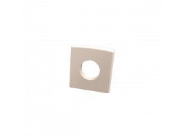 Difuzory a koncovky - Koncovka profilu RECESSED 10 s otvorem, šedá