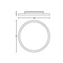 Kruhová - PH 8720169329072 Hue Aurelle přisazený LED panel RD S (kulatý) O 39,5 cm, černá, 2200-6500K - PHILIPS - foto 19