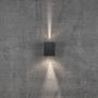 Nástěnná - NOR 49711003 Venkovní nástěnné svítidlo Canto Kubi 2 2x6W LED černá čirá - NORDLUX - foto 19