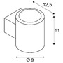 Nepřímé osvětlení - LA 1004670 OCULUS UP/DOWN WL vnitřní LED nástěnné přisazené svítidlo černé 2000–3000 K - BIG WHITE (SLV) - foto 19