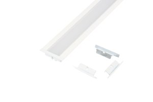 Difuzory a koncovky - Koncovka profilu V7W bílá